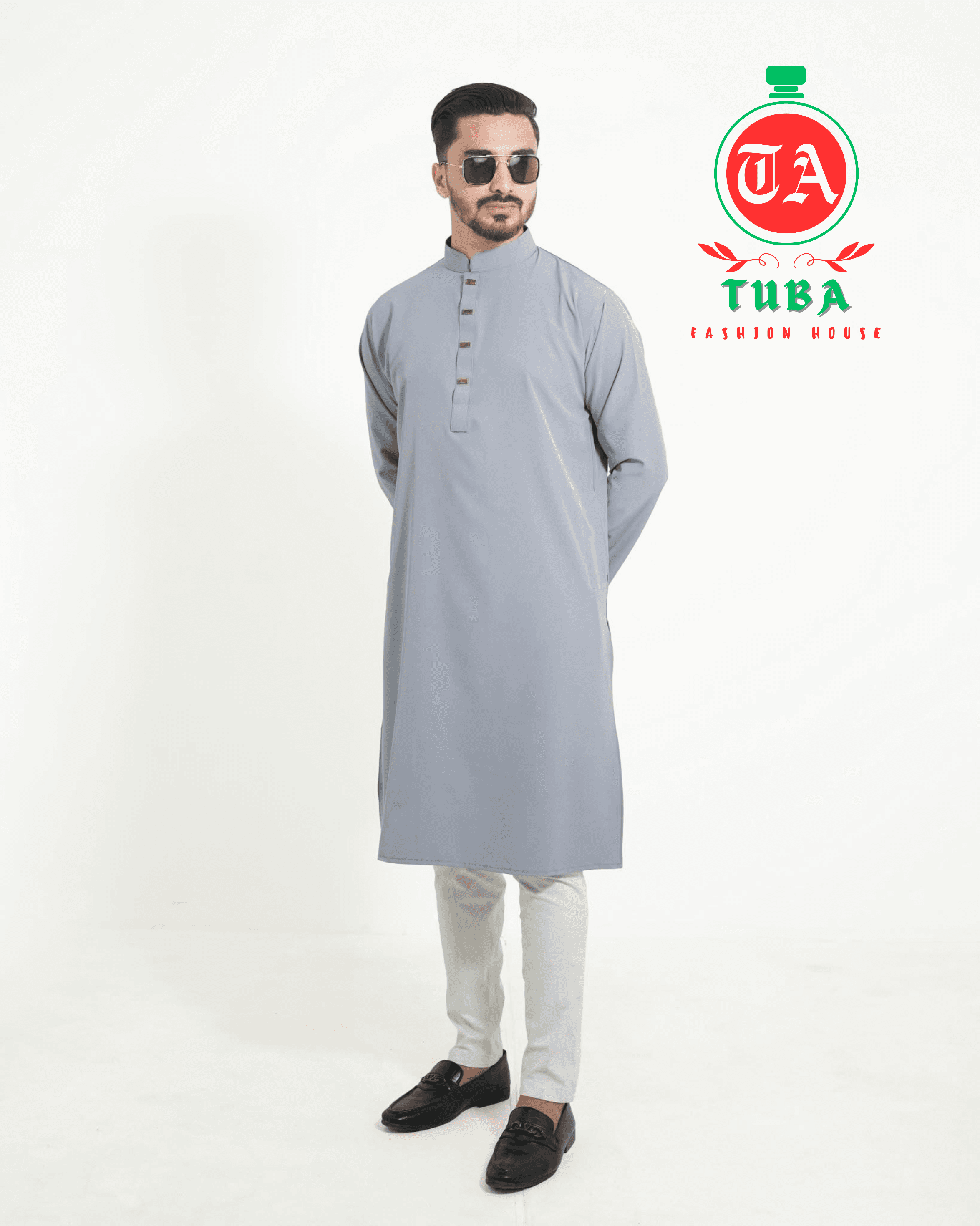 সলিড ফর্মাল পাঞ্জাবী - Image 2