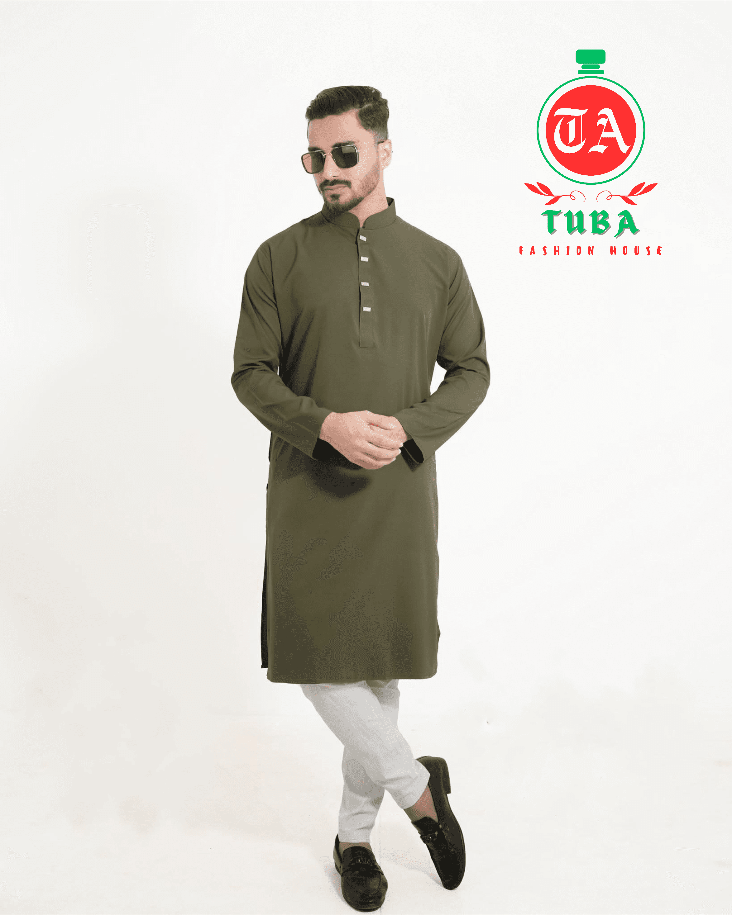 সলিড ফর্মাল পাঞ্জাবী - Image 1
